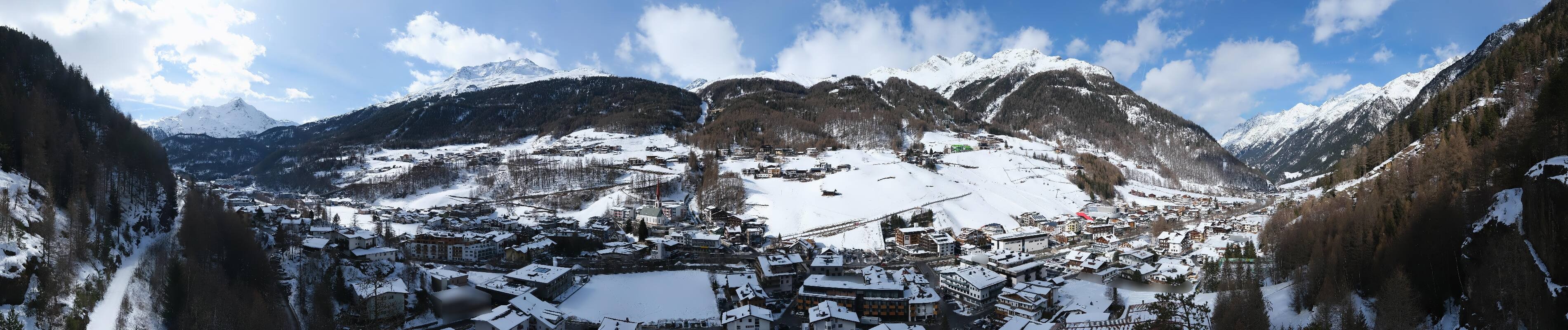 Archiv Foto Webcam Sölden - Ortspanorama