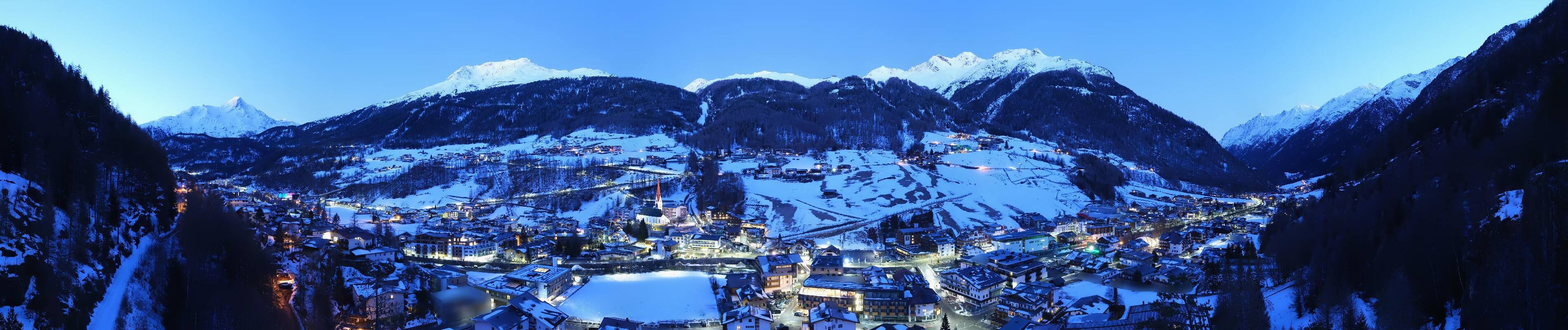 Archiv Foto Webcam Sölden - Ortspanorama