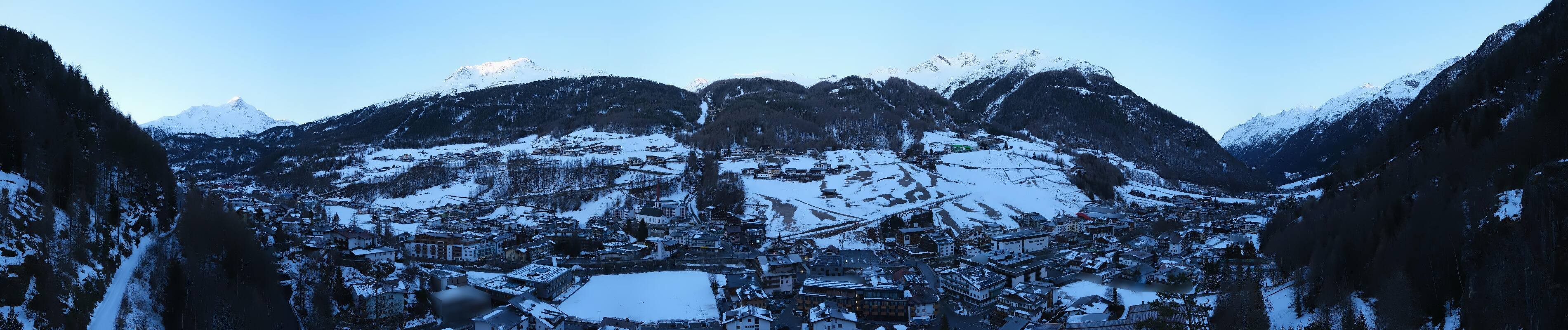Archiv Foto Webcam Sölden - Ortspanorama