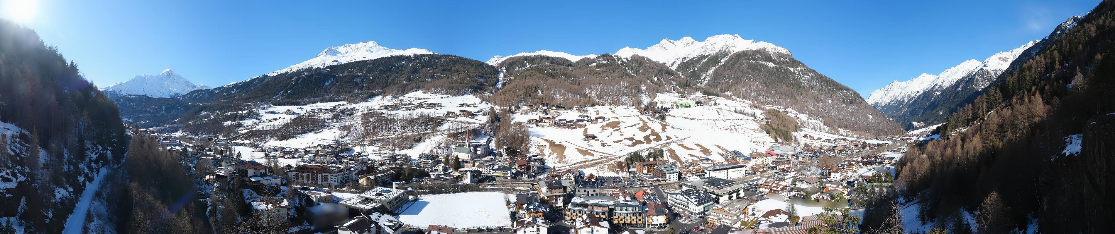 Archiv Foto Webcam Sölden - Ortspanorama