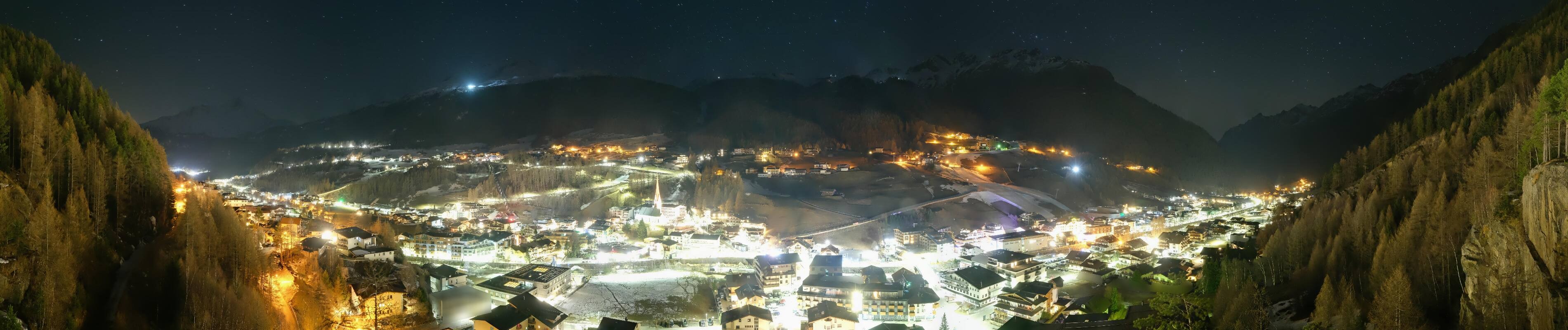 Archiv Foto Webcam Sölden - Ortspanorama