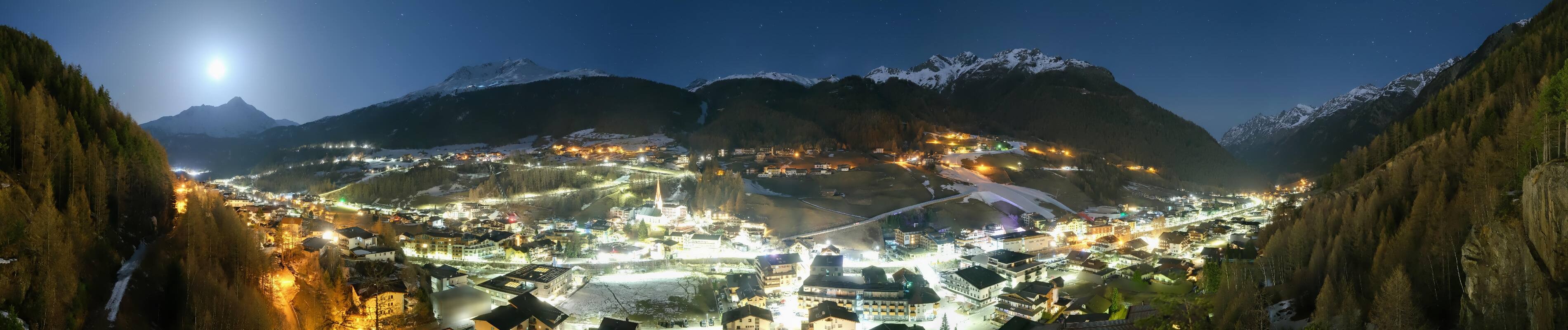 Archiv Foto Webcam Sölden - Ortspanorama