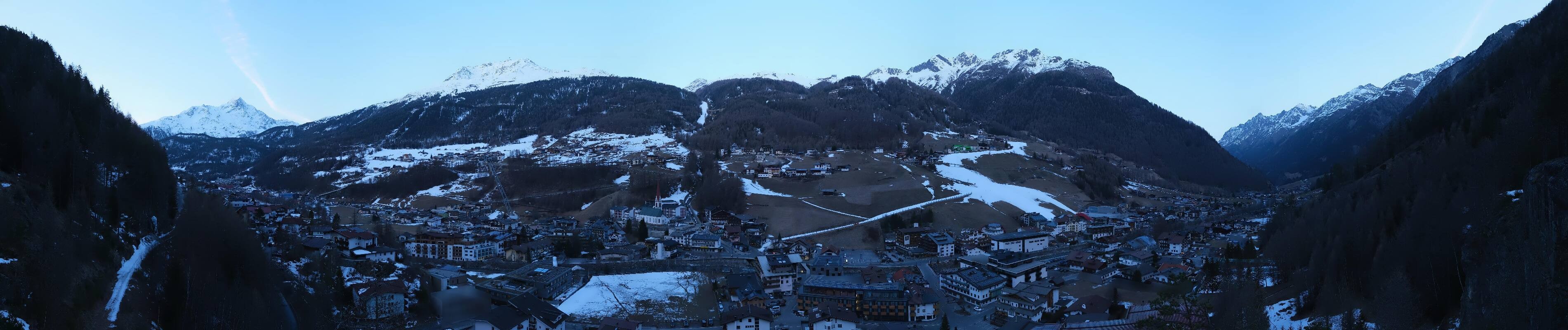 Archiv Foto Webcam Sölden - Ortspanorama