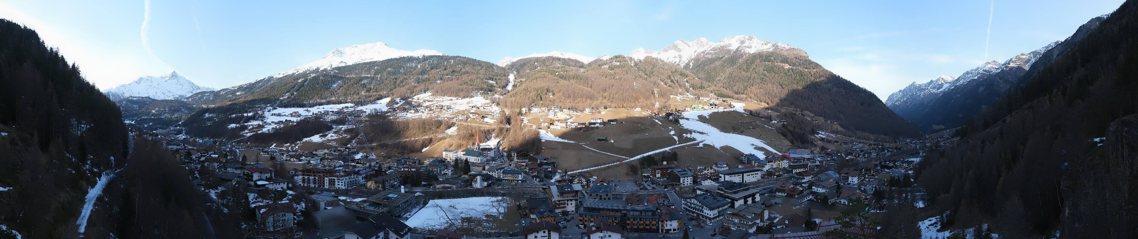 Archiv Foto Webcam Sölden - Ortspanorama