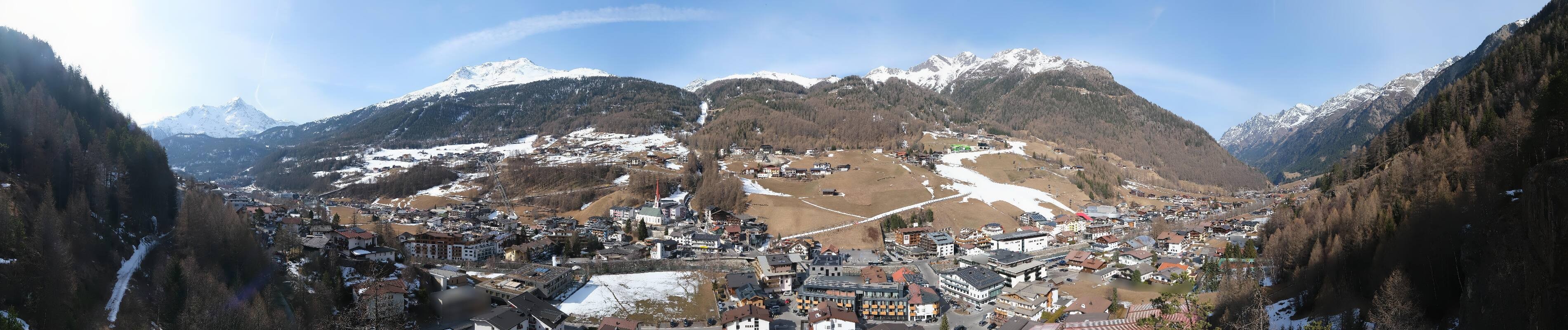 Archiv Foto Webcam Sölden - Ortspanorama