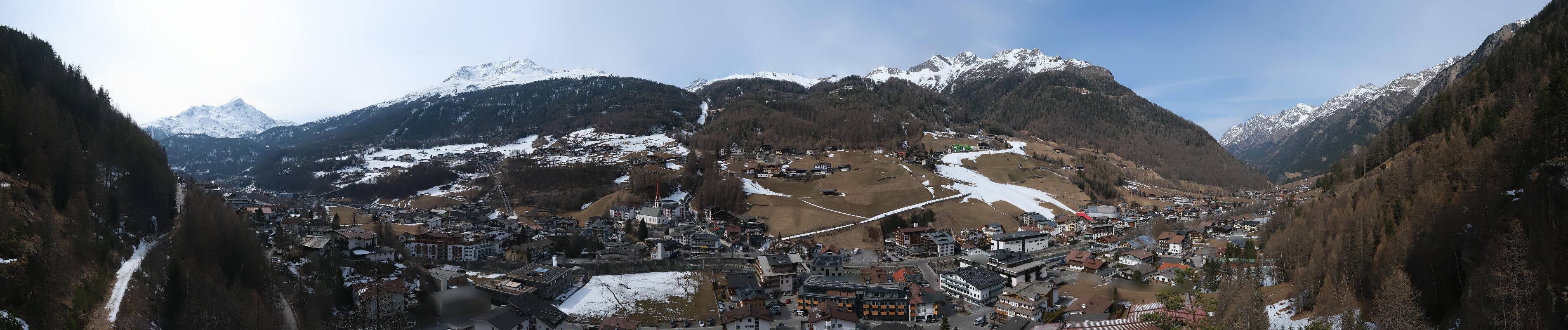 Archiv Foto Webcam Sölden - Ortspanorama