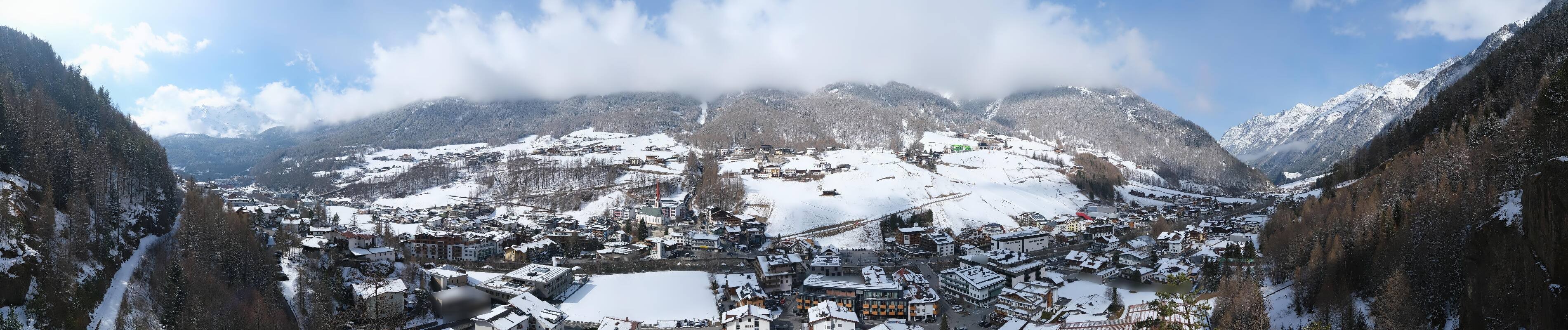 Archiv Foto Webcam Sölden - Ortspanorama