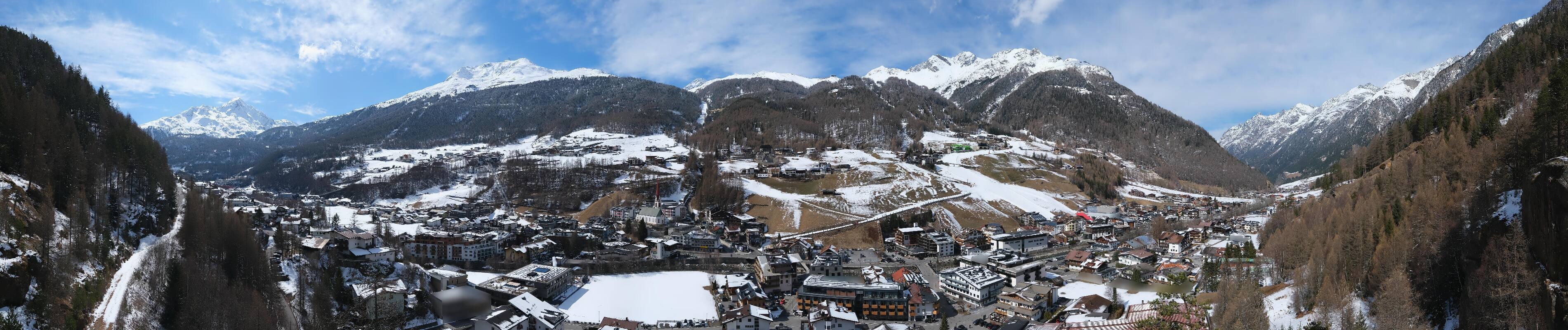 Archiv Foto Webcam Sölden - Ortspanorama