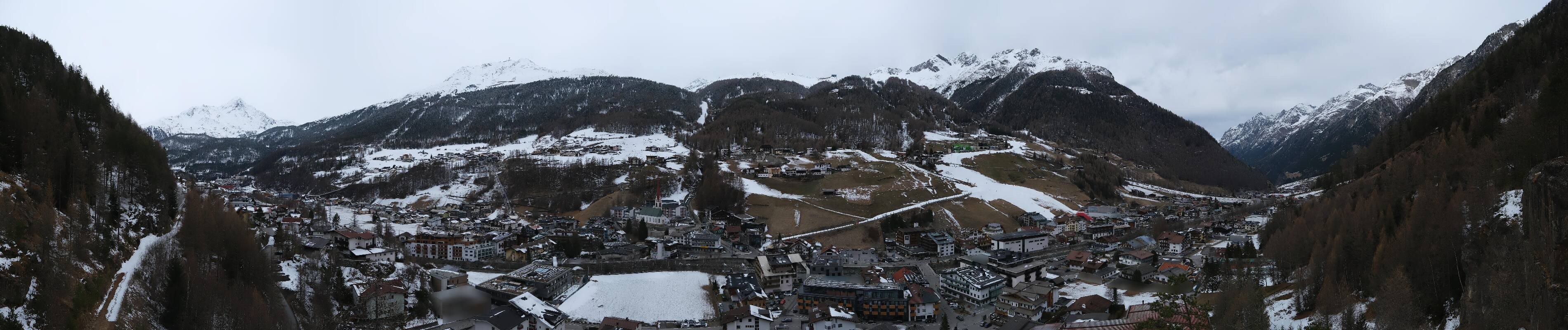 Archiv Foto Webcam Sölden - Ortspanorama