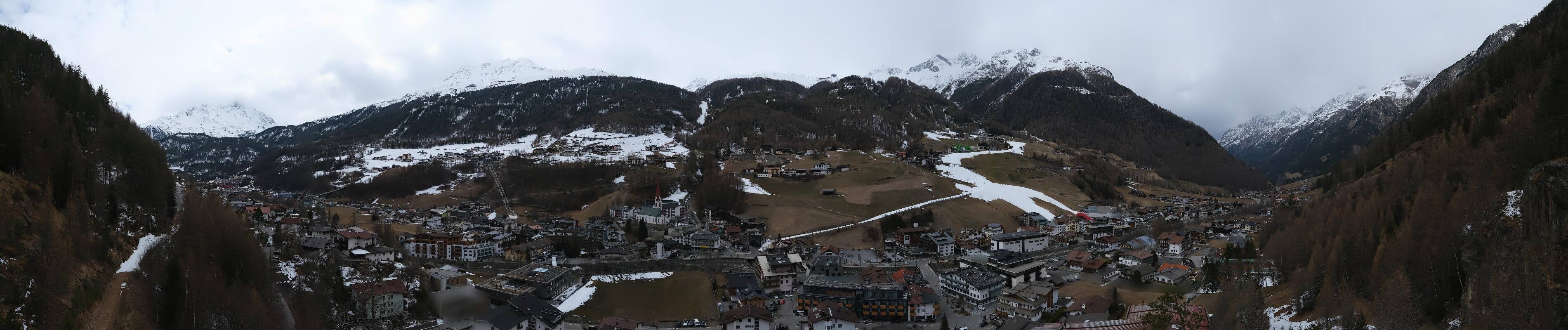 Archiv Foto Webcam Sölden - Ortspanorama