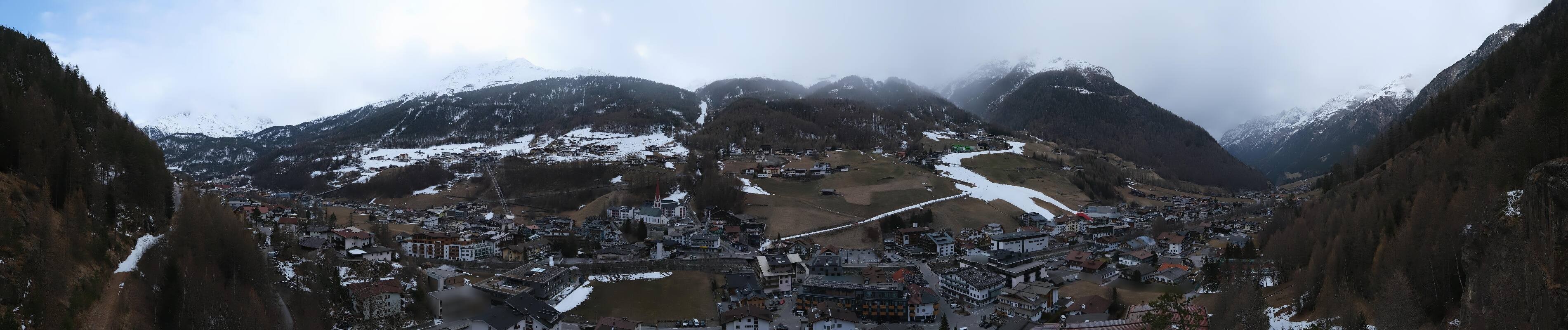 Archiv Foto Webcam Sölden - Ortspanorama