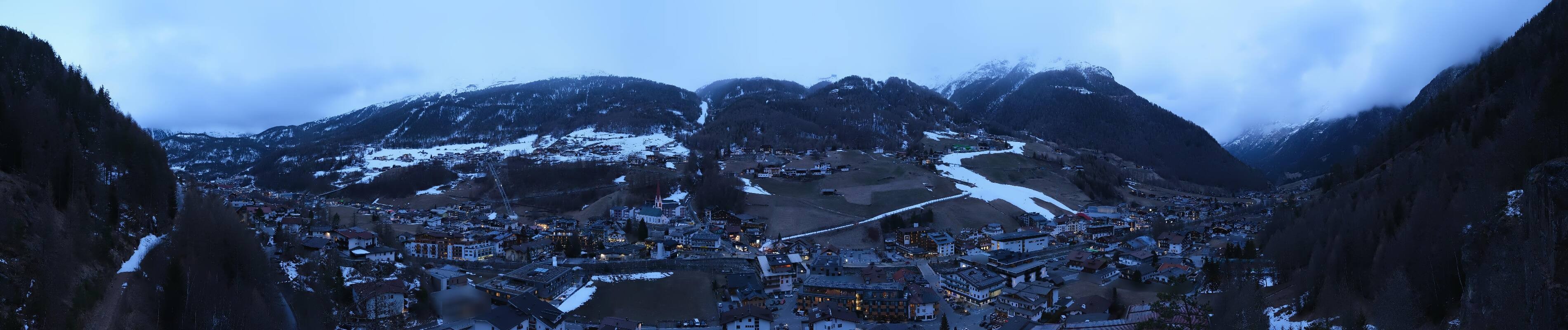 Archiv Foto Webcam Sölden - Ortspanorama