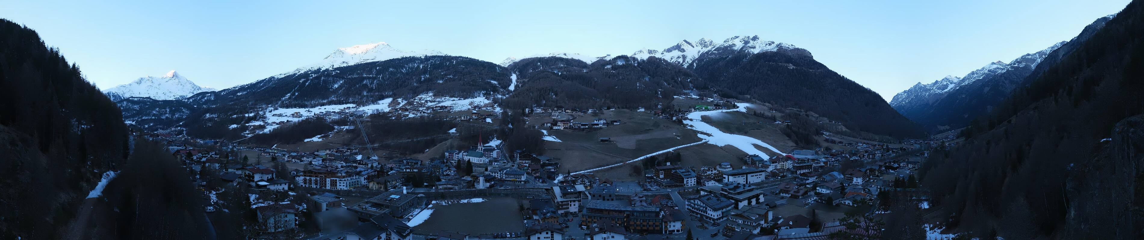 Archiv Foto Webcam Sölden - Ortspanorama