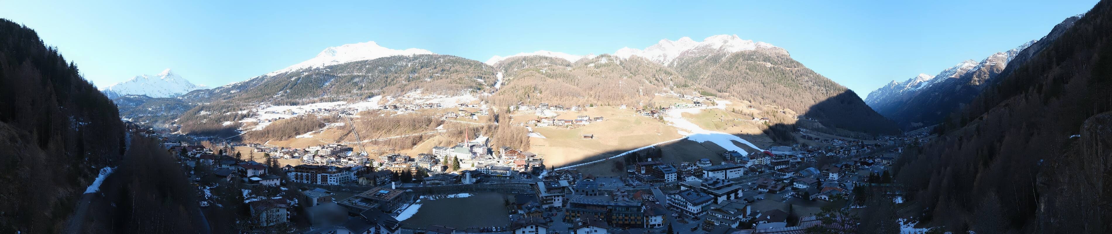Archiv Foto Webcam Sölden - Ortspanorama