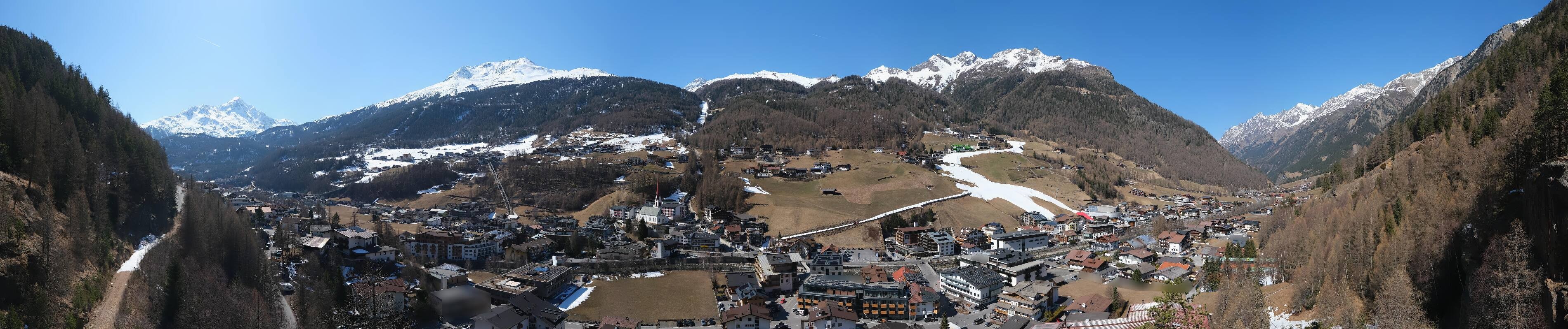 Archiv Foto Webcam Sölden - Ortspanorama