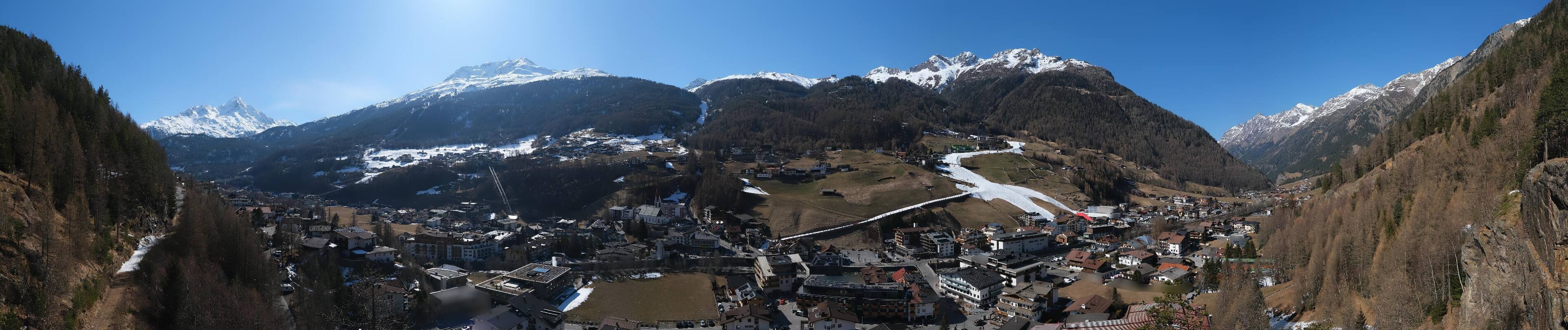 Archiv Foto Webcam Sölden - Ortspanorama