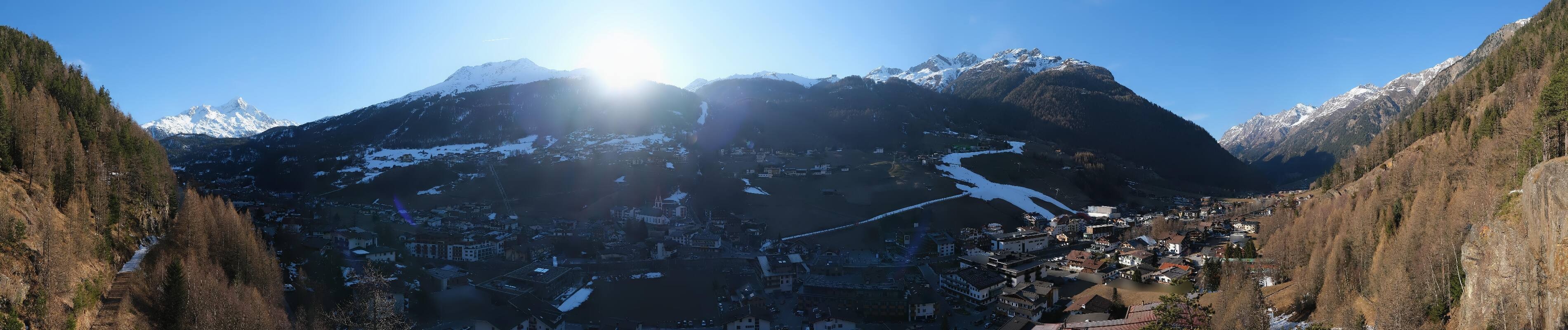 Archiv Foto Webcam Sölden - Ortspanorama