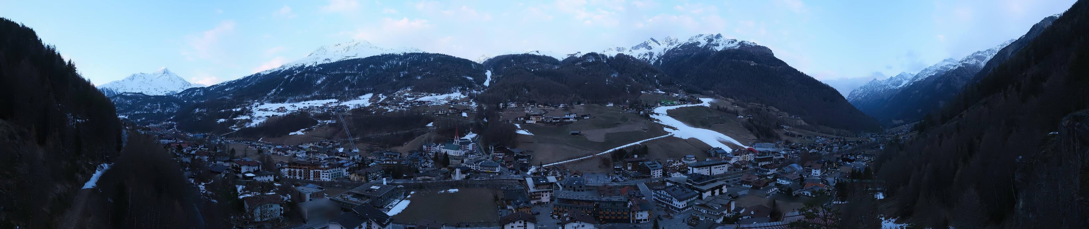 Archiv Foto Webcam Sölden - Ortspanorama