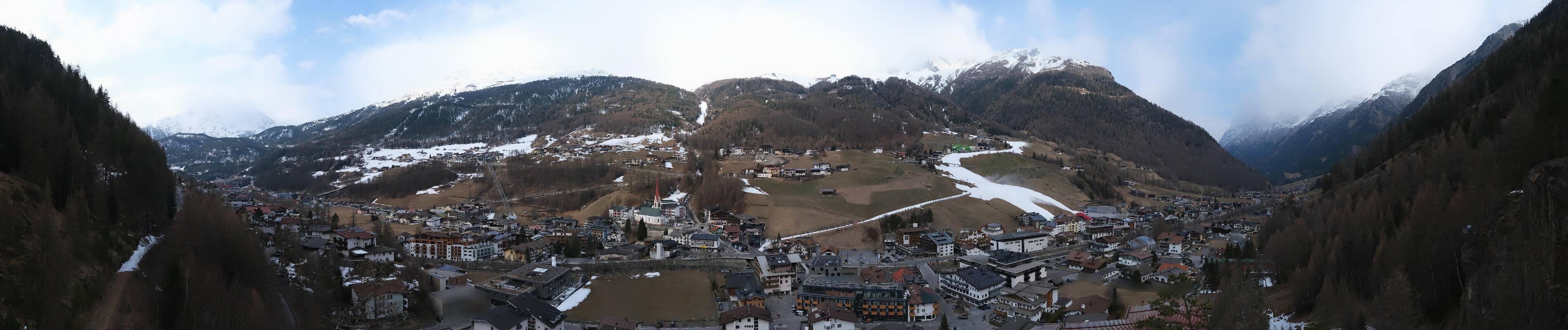 Archiv Foto Webcam Sölden - Ortspanorama