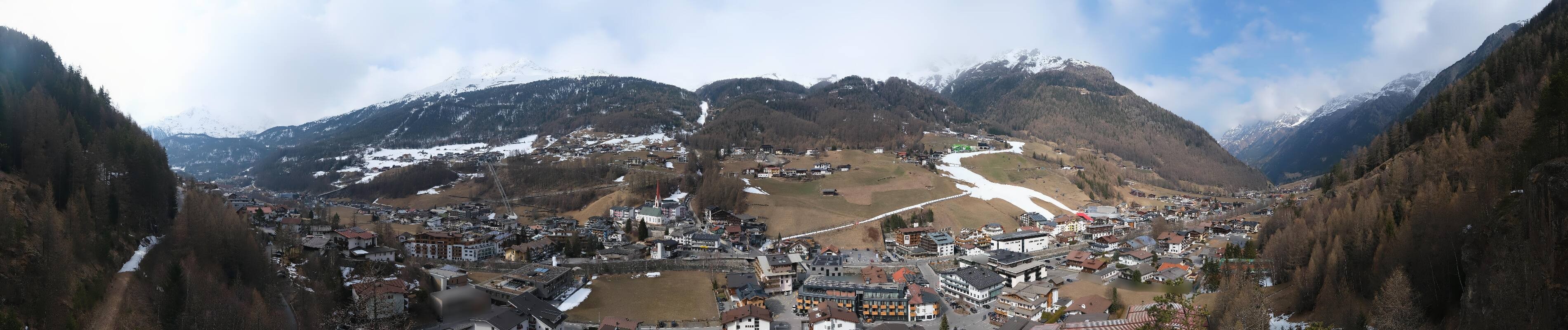 Archiv Foto Webcam Sölden - Ortspanorama