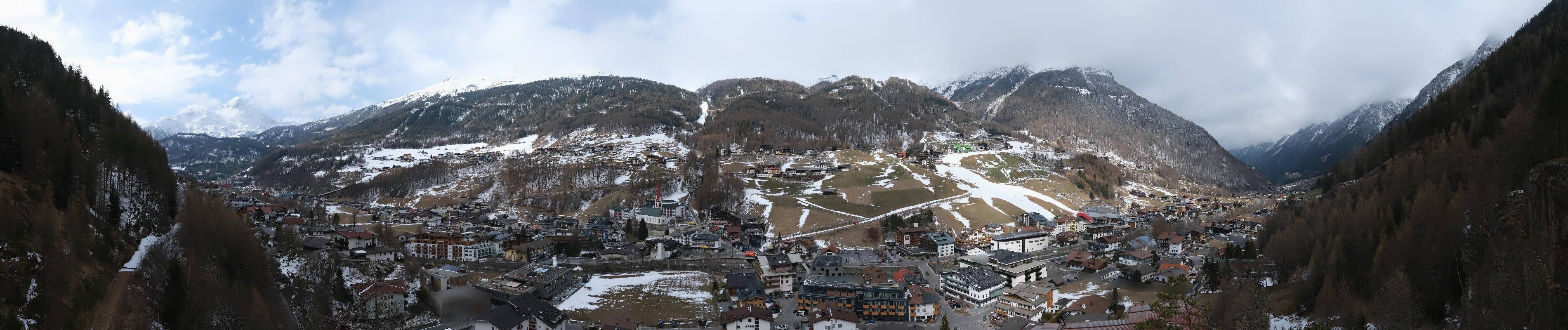 Archiv Foto Webcam Sölden - Ortspanorama