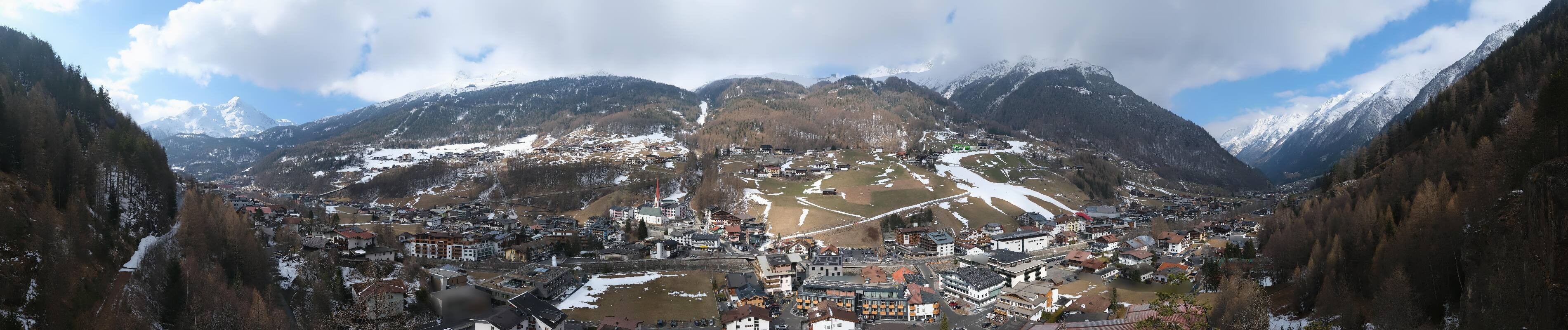 Archiv Foto Webcam Sölden - Ortspanorama
