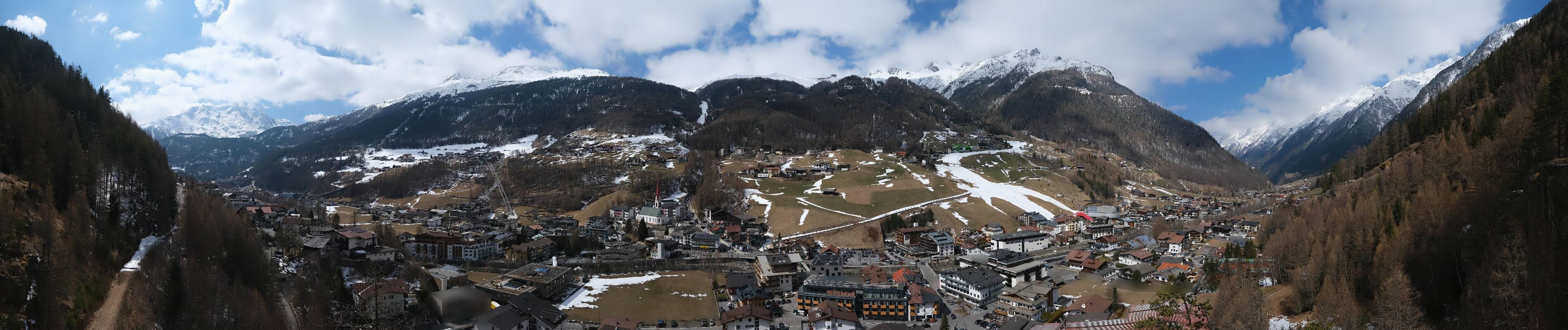 Archiv Foto Webcam Sölden - Ortspanorama