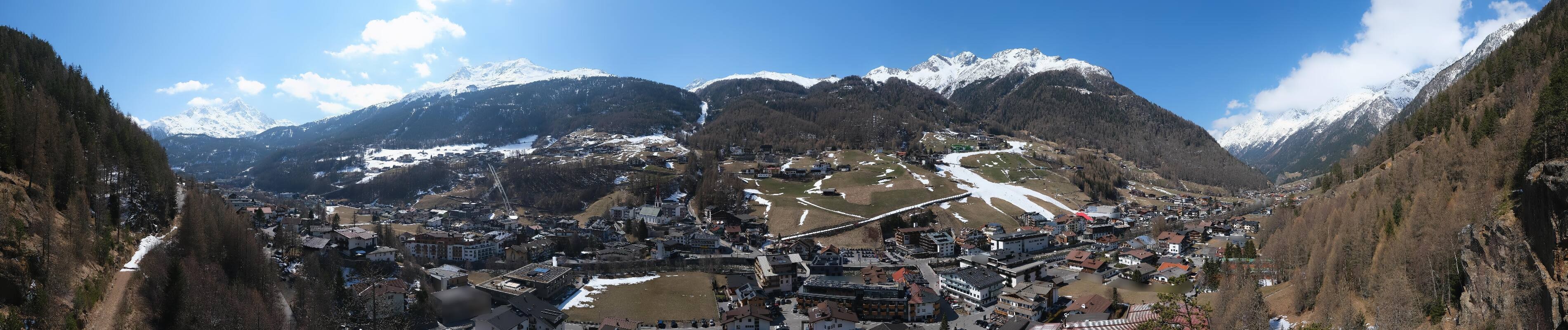 Archiv Foto Webcam Sölden - Ortspanorama