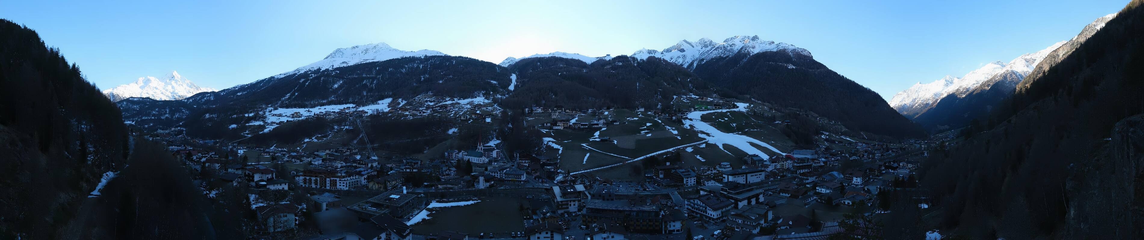 Archiv Foto Webcam Sölden - Ortspanorama