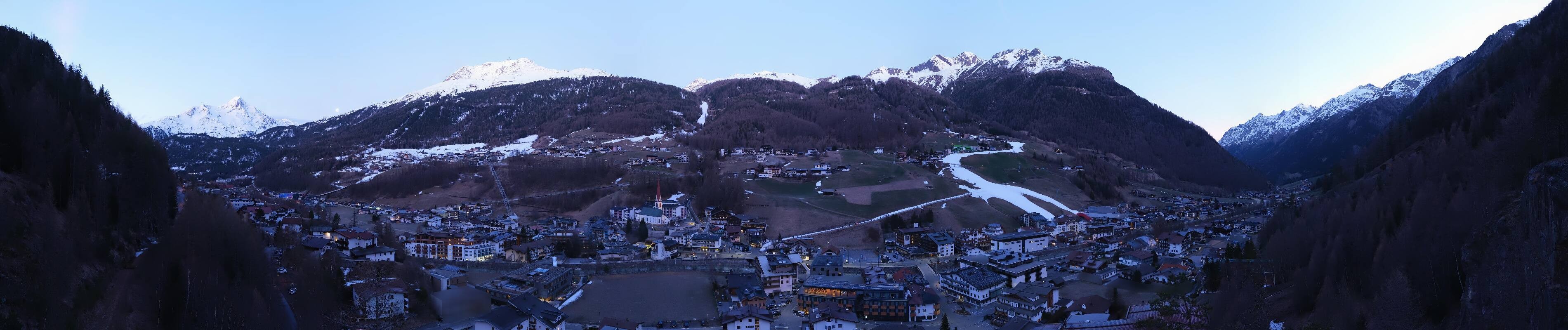 Archiv Foto Webcam Sölden - Ortspanorama