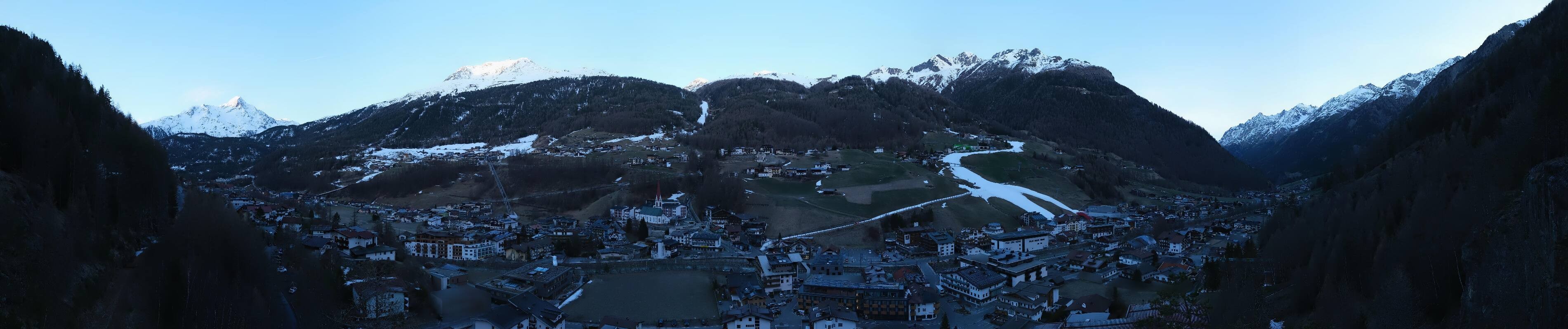 Archiv Foto Webcam Sölden - Ortspanorama