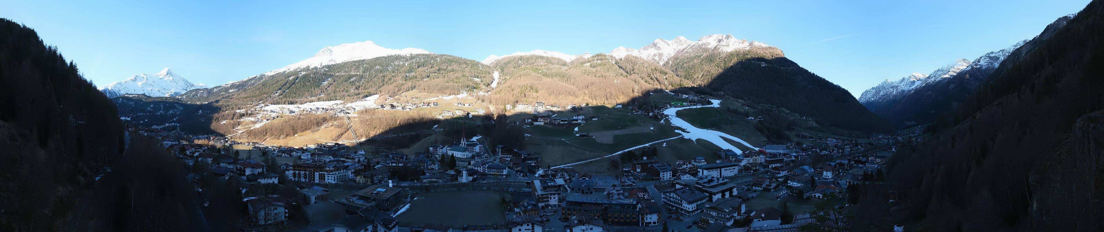 Archiv Foto Webcam Sölden - Ortspanorama