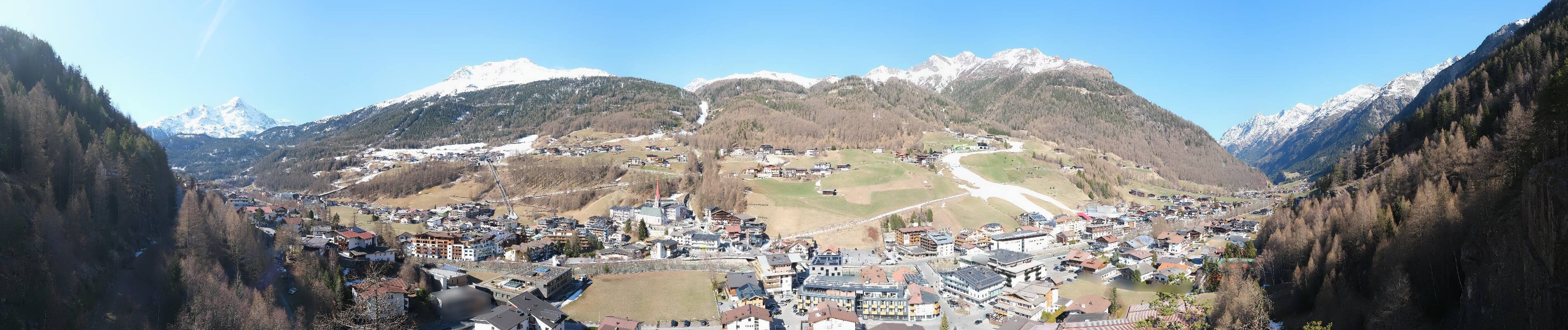 Archiv Foto Webcam Sölden - Ortspanorama