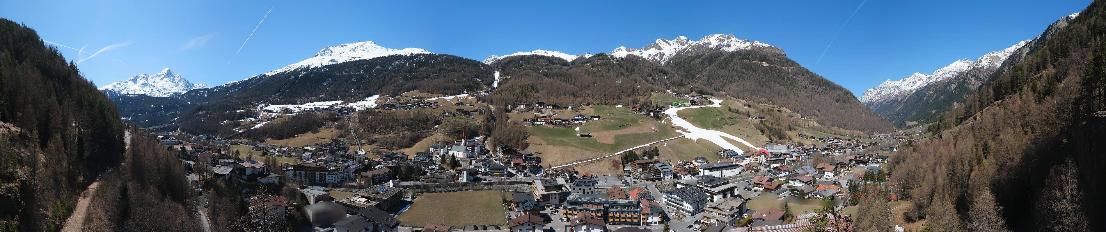 Archiv Foto Webcam Sölden - Ortspanorama