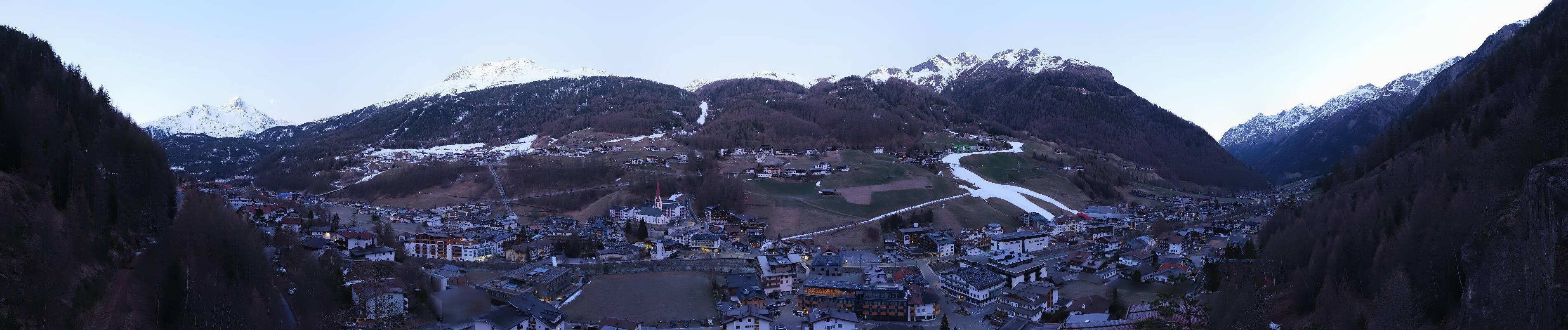 Archiv Foto Webcam Sölden - Ortspanorama