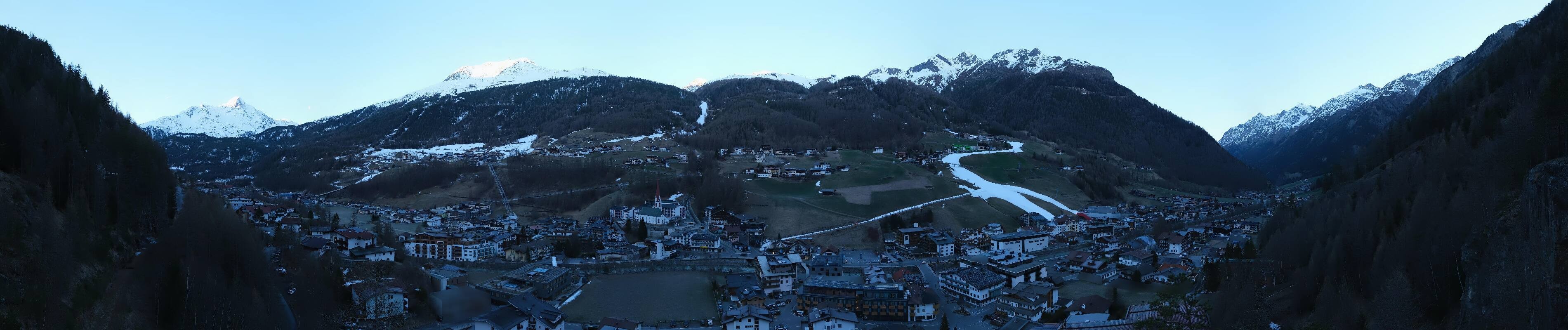 Archiv Foto Webcam Sölden - Ortspanorama