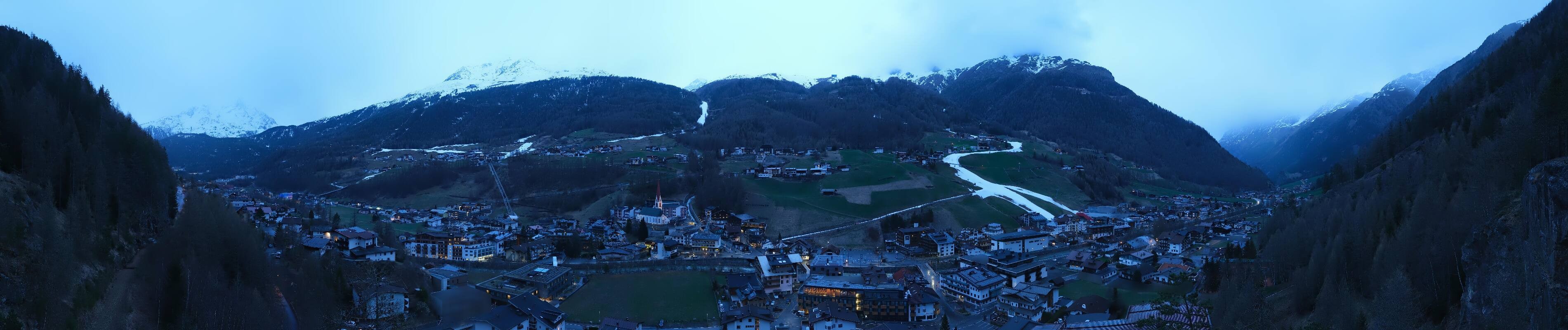 Archiv Foto Webcam Sölden - Ortspanorama