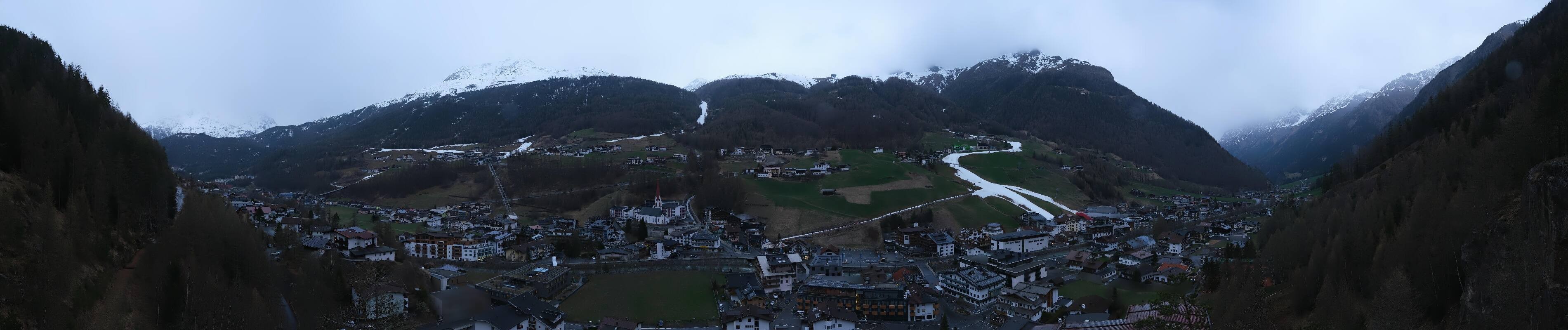 Archiv Foto Webcam Sölden - Ortspanorama