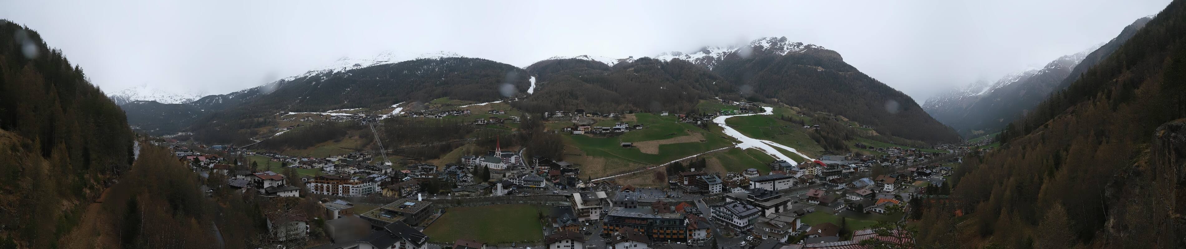 Archiv Foto Webcam Sölden - Ortspanorama