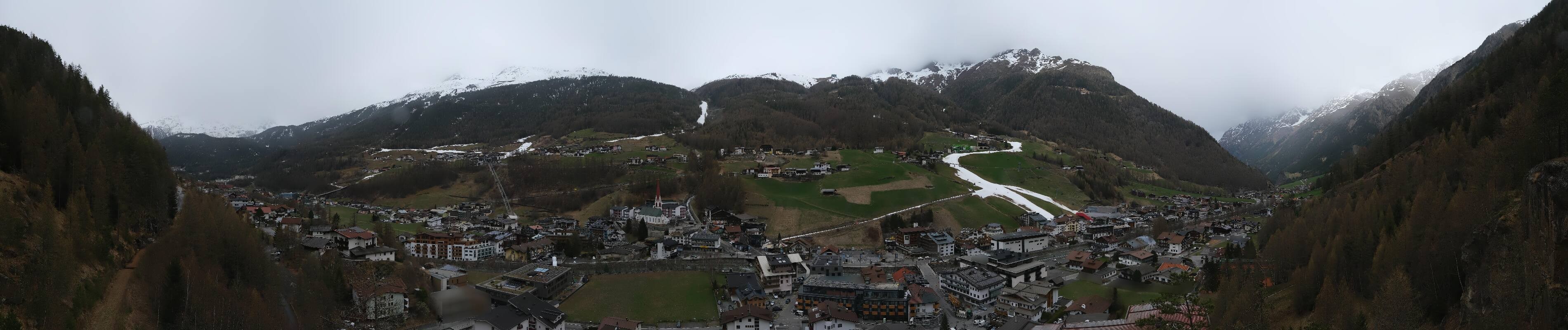 Archiv Foto Webcam Sölden - Ortspanorama