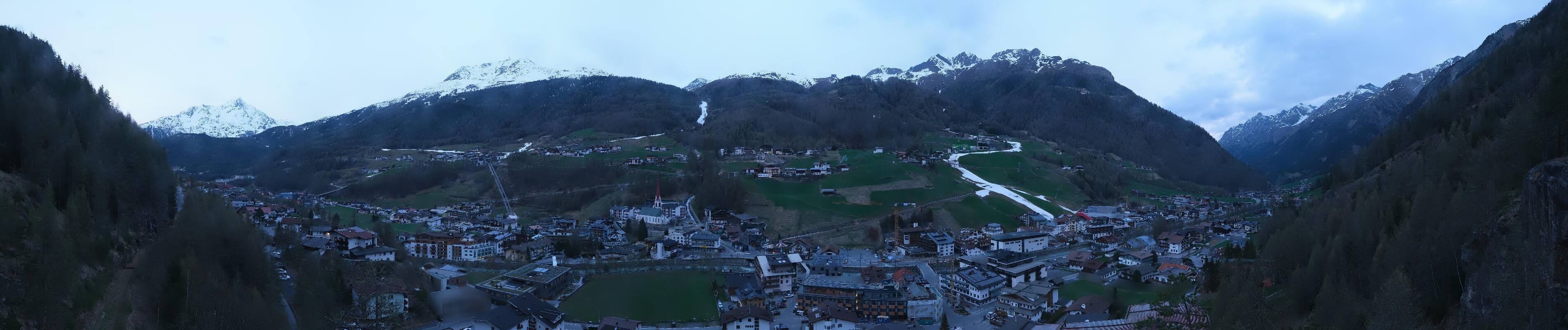 Archiv Foto Webcam Sölden - Ortspanorama