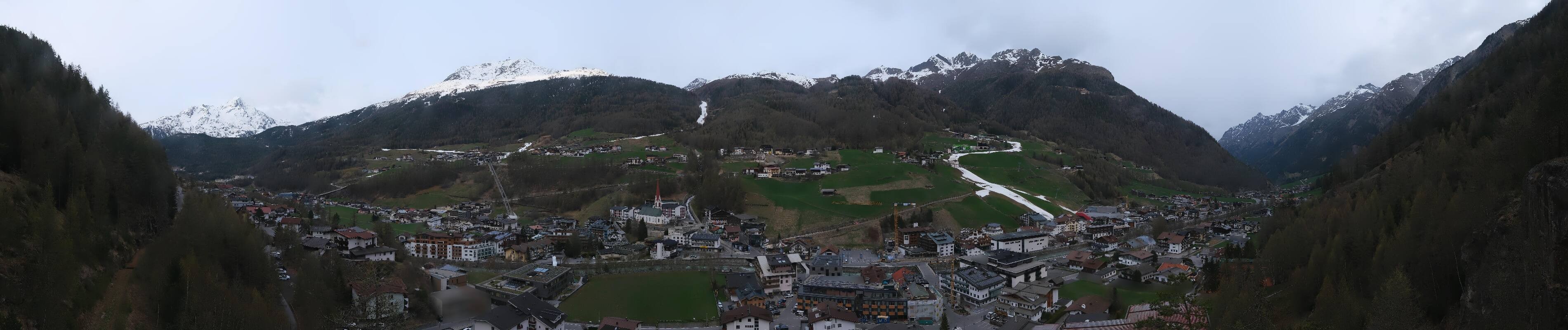 Archiv Foto Webcam Sölden - Ortspanorama