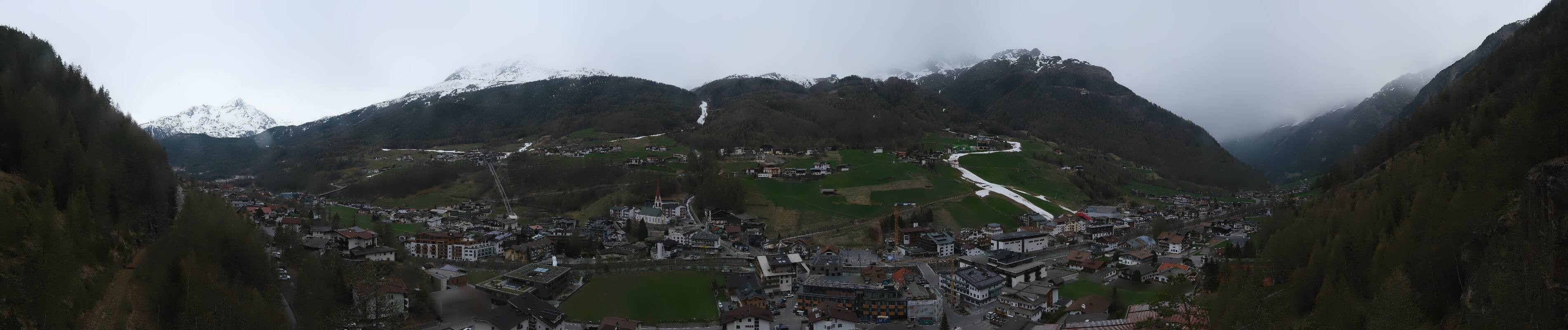 Archiv Foto Webcam Sölden - Ortspanorama