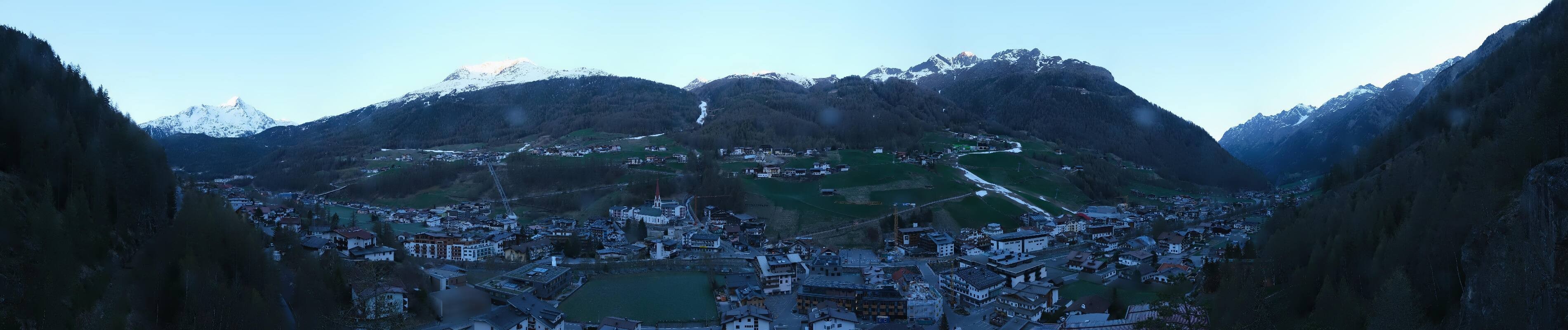 Archiv Foto Webcam Sölden - Ortspanorama