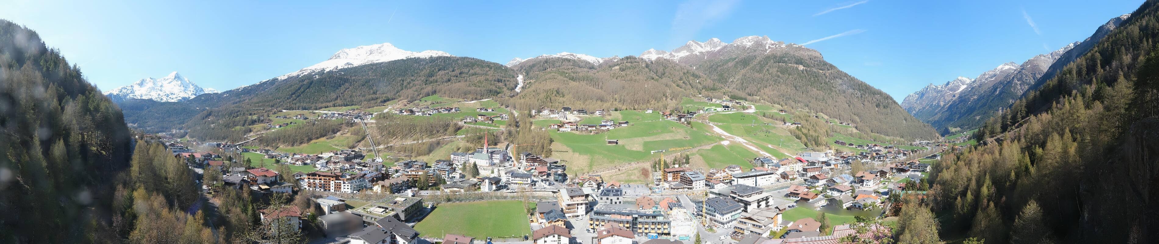 Archiv Foto Webcam Sölden - Ortspanorama