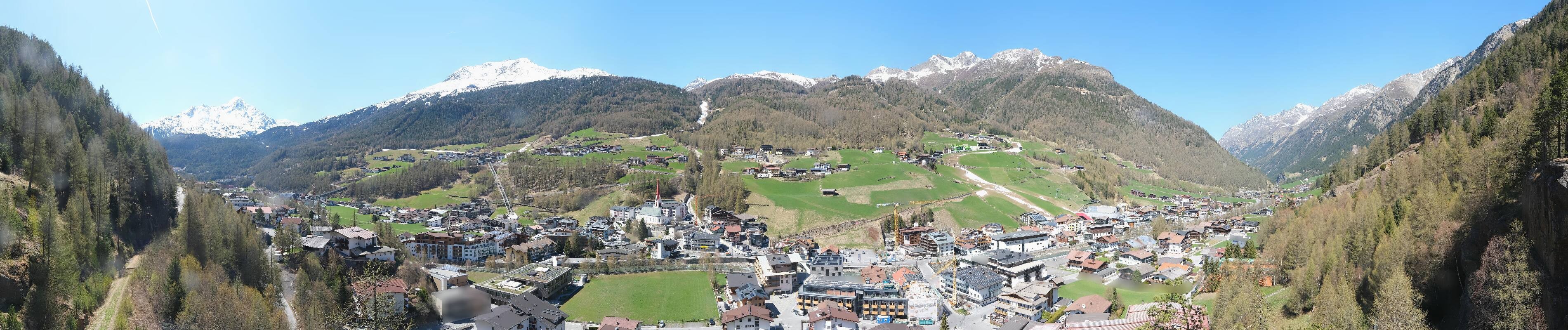 Archiv Foto Webcam Sölden - Ortspanorama