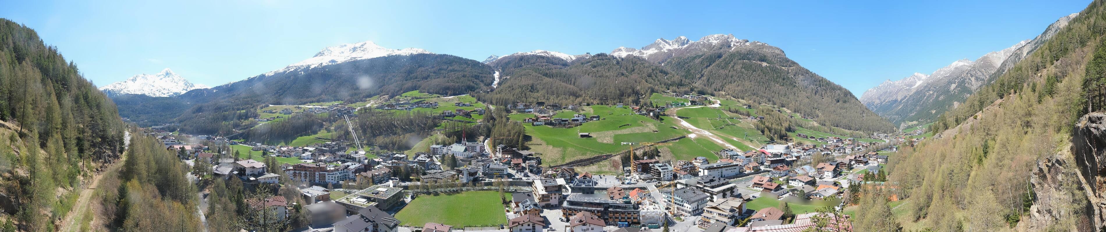 Archiv Foto Webcam Sölden - Ortspanorama