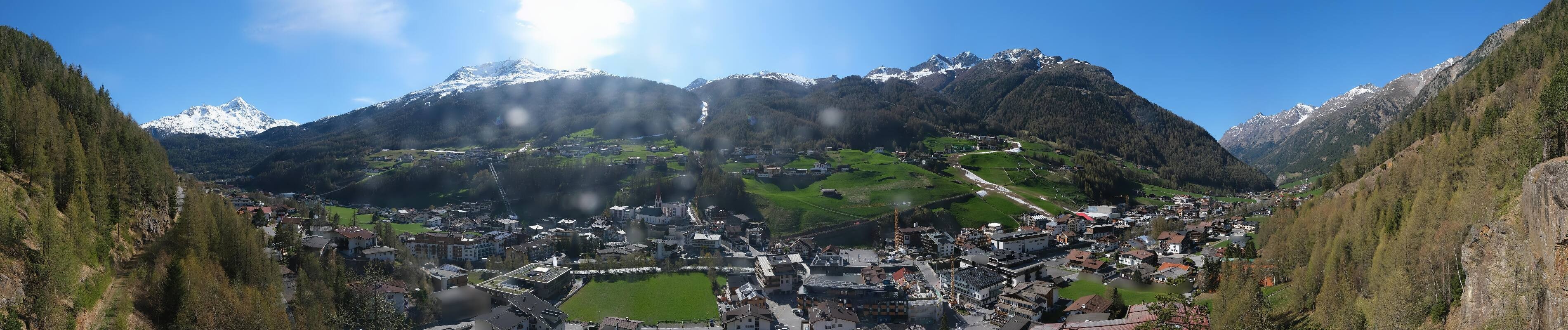 Archiv Foto Webcam Sölden - Ortspanorama