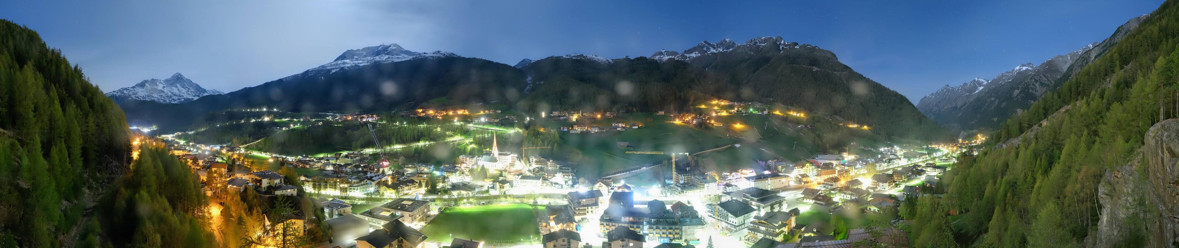 Archiv Foto Webcam Sölden - Ortspanorama