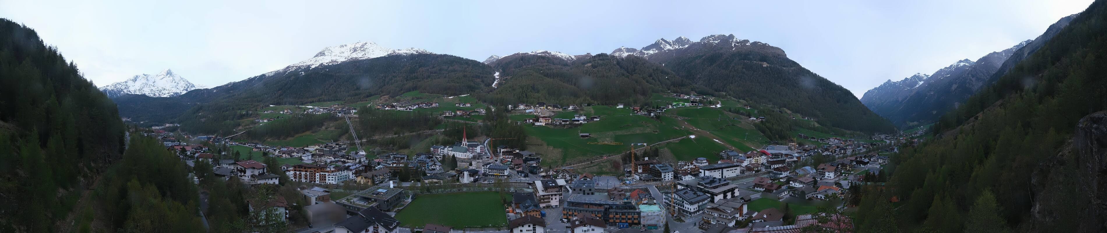 Archiv Foto Webcam Sölden - Ortspanorama